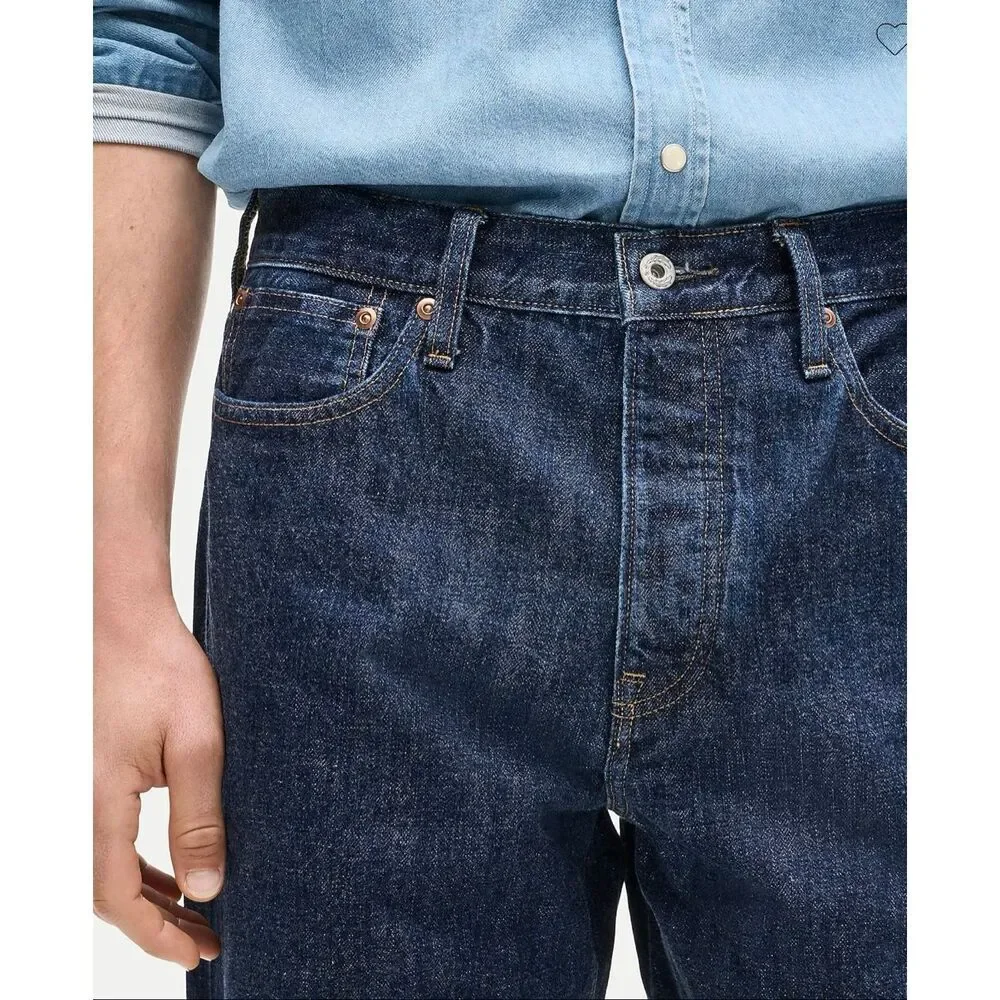 J. Crew Classic Straight jean in Japanese selvedge denim  in Resin Wash NWT 38/3